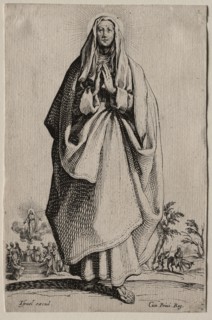 La Sainte Vierge. Jacques Callot (French, 1592-1635). Etching and engraving