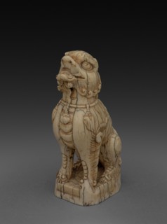 Lion Dog, 13th - 14th century. China, Song dynasty (960-1279) - Yuan dynasty (1271-1368). Ivory;
