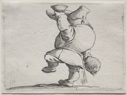 Drinker Seen From Behind. Jacques Callot (French, 1592-1635). Etching