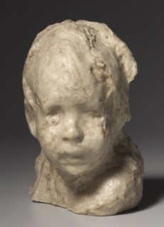 The Jewish Boy, c. 1892. Medardo Rosso (Italian, 1859-1928). Wax on plaster; overall: 23.2 x 18.1 x