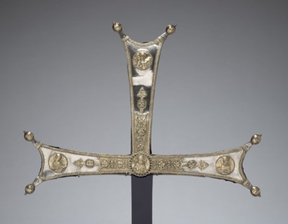 Fragment of a Processional Cross, c. 1050. Byzantium, Constantinople, Byzantine period, 11th