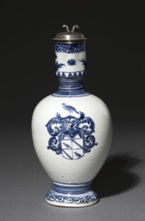 Jug with Silver Mounts: Arita Ware, c. 1662-1676. Barent van Leeuwen (Dutch, 1637-1682). Porcelain