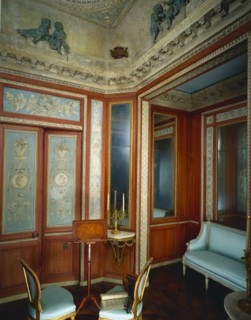 Boudoir from Hotel d'Hocqueville, Rouen, c. 1785. Attributed to Fixon Firm (French), attributed to