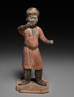 Groom (Tomb Figure), late 6th - early 7th Century. China, Sui dynasty (581-618) - Tang dynasty