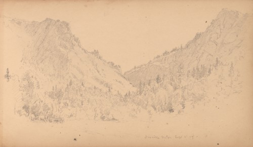 Sketchbook, page 18: "Dixville Notch, Sept. 4, 89