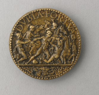 Dubia Fortuna, 16th century. Antico (Italian, c. 1460-1528). Bronze; diameter: 3.7 cm (1 7/16 in.).