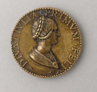 Diva Julia (obverse) Dubia Fortuna (reverse) , c. 1490. Antico (Italian, c. 1460-1528). Bronze;