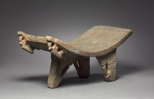 Metate, 1200-1500. Costa Rica, Guanacaste, northwest coast, 13th-15th century. Gray volcanic stone;