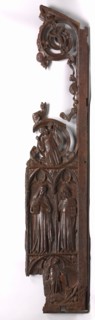 Panel from a Choir Stall, c. 1330-1340. Spain, Catalonia, Monastery of Pedralbes, 14th century.