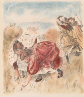 Children Playing Ball, 1900. Pierre-Auguste Renoir (French, 1841-1919). Lithograph; sheet: 76.6 x