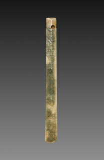 Ceremonial Scepter with Animal Masks (Gui), c. 1600-1050 BC. China, Shang dynasty (c.1600-c.1046