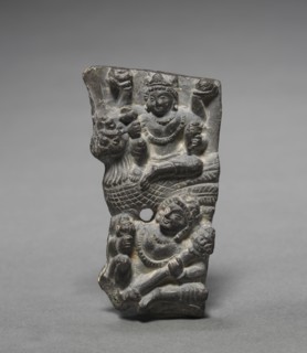 Vishnu, 700s. India, Kashmir, 8th century. Steatite; overall: 8 cm (3 1/8 in.).