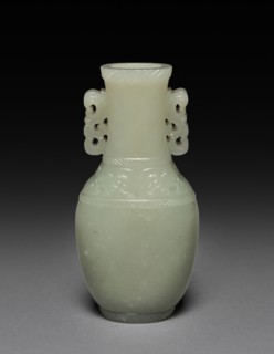 Bottle with Stopper, 1736-1795. China, Qing dynasty (1644-1912), Qianlong reign (1735-1795). Jade;