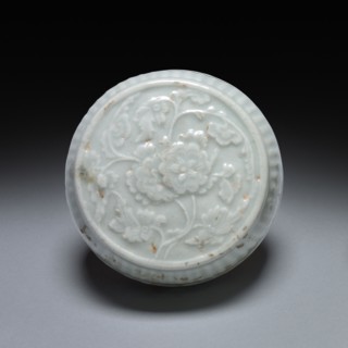 Circular Box: Qingbai Ware (lid), 1200s-1300s. China, Southern Song Dynasty (1127-1279) - Yuan