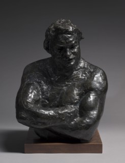 Study of Honoré de Balzac, 1891-1892. Auguste Rodin (French, 1840-1917). Bronze; overall: 52.7 x 39