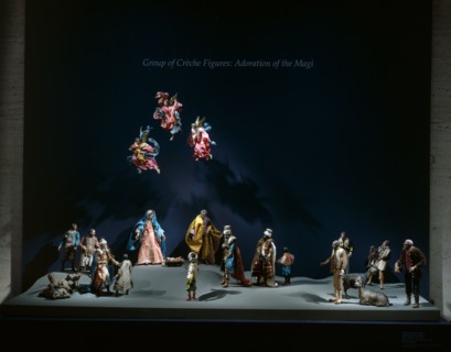 Figures from a Crèche, 1780-1830. Italy, Naples, late 18th-early 19th century. Painted wood and