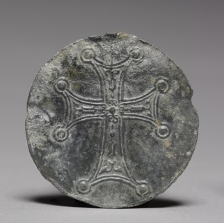 Pilgrim's Medallion with St. Symeon the Younger, c. 1100. Byzantium, Syria, early 12th Century.