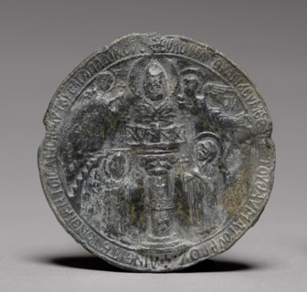 Pilgrim's Medallion with Saint Symeon the Younger, c. 1100. Byzantium, Syria, Byzantine period,