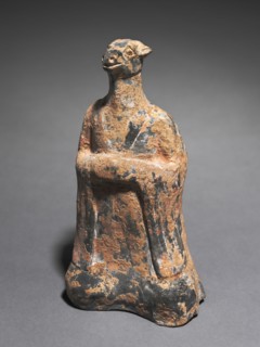 Mortuary Figure of the Zodiac Sign: Ox (Taurus), 500s. China, Northern Wei dynasty (386-534). Gray