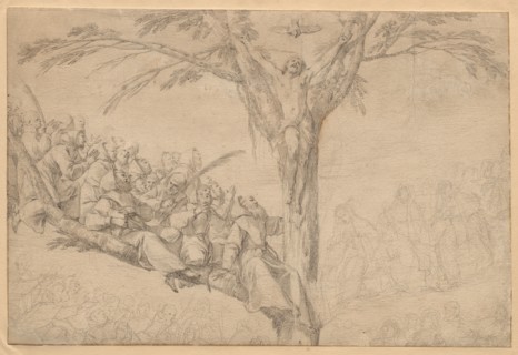 The Crucified Christ as the Tree of Life with Monks and Nuns, c. 1639. Laurent de La Hyre (French,