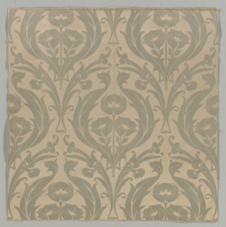 Textile Fragment, c 1900. William Morris (British, 1834-1896). Silk and cotton; overall: 87.6 x 85