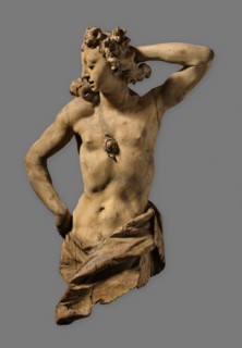 Male Figure, c. 1760. Ignaz Günther (German, 1725-1775). Lindenwood; overall: 95.3 x 65.4 x 31.8 cm