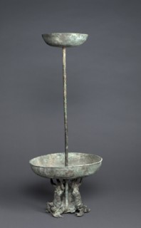Kottabos Stand with Marine Centaurs, 200s BC. Italy, Etruscan, 3rd Century BC. Bronze; overall: 72