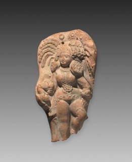 Female Figure, Probably a Nature Divinity (Yakshi), c. 75 BC. India, Shunga Period (c. 187-78 BC).