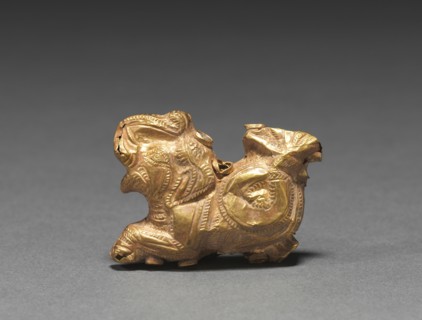 Pendant in the Shape of a Fish-Tailed Elephant, 185-72 BC. India, Shunga Period (c. 187-78 BC).