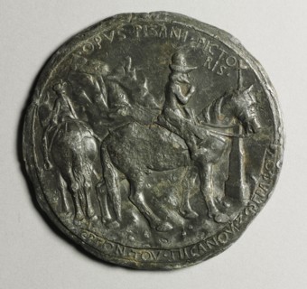 Portrait of John VIII Palaoelogus, Emperor of Constantinople, 1424-1428 (reverse), c. 1438-1439.