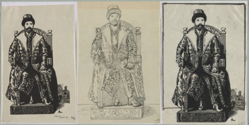 Le Tsar, 1914. Auguste Louis Lepère (French, 1849-1918). Pencil;