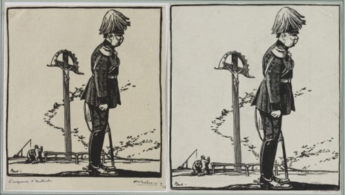 L'Empereur d'Autriche, 1914. Auguste Louis Lepère (French, 1849-1918). Woodcut
