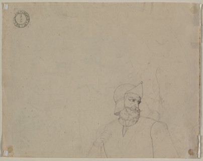 Soldier in a Landscape, second quarter 19th century. Carl Wilhelm Tischbein (German, 1797-1855).