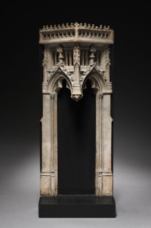 Architectural Canopy, c. 1450-1475. France, Burgundy, 15th century. Limestone from Tonnerre;