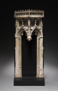 Architectural Canopy, c. 1450-1475. France, Burgundy, 15th century. Limestone from Tonnerre;
