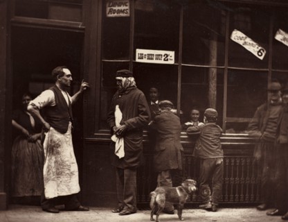 John Thomson and Adolphe Smith, Street Life in London: A Convict's Home, 1876. John Thomson