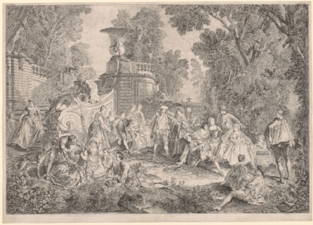 The Game of Blind Man's Bluff, 1739. Charles-Nicolas Cochin (French, 1715-1790), after Nicolas