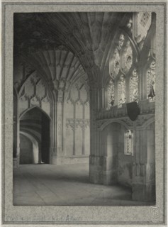Gloucester Cathedral - Cloisters: South and West Alleys, c. 1900. Frederick H. Evans (British,