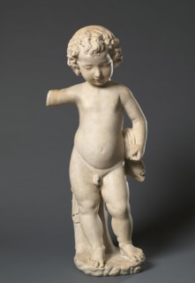 Christ Child, c. 1490-1500. Attributed to Michele (di Luca) Marini (Italian). Marble; overall: 87.6