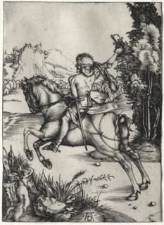 The Little Courier, c. 1496. Albrecht Dürer (German, 1471-1528). Engraving