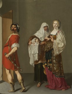 Salome with the Head of Saint John the Baptist, mid-1600s. Jacob Duck (Dutch, c. 1600-1667). Oil on