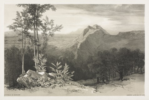 Civitella di Subiaco, c. 1840. Edward Lear (British, 1812-1888). Lithograph