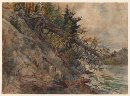 Lake Memphremagog, c. 1880s. Harry Fenn (American, 1838/45-1911). Watercolor and gouache over
