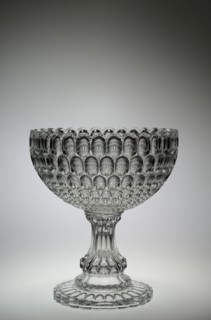 Covered Compote, c. 1865. Bakewell, Pears and Company (American). Glass; overall: 46.4 x 25.7 cm