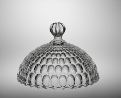 Covered Compote (lid), c. 1865. Bakewell, Pears and Company (American). Glass; overall: 46.4 x 25.7