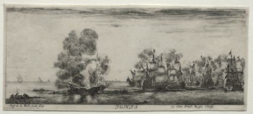 The Four Elements:  Ignis. Stefano Della Bella (Italian, 1610-1664). Etching