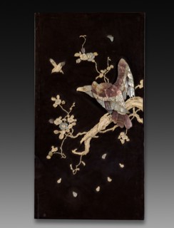 Decorative Panel, c 1800s. Japan, 19th century. Lacquer with ivory inlays; overall: 90.8 x 48.3 x 2