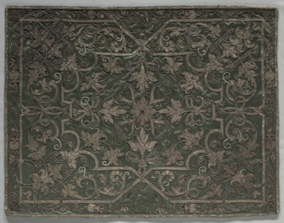 Apparel from a Dalmatic, early 1500s. Italy, early 16th century. Embroidery; silk and metallic