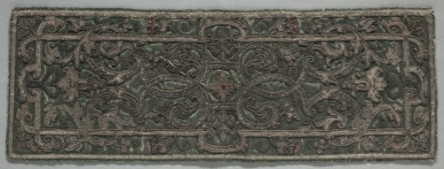 Apparel from a Dalmatic, early 1500s. Italy, early 16th century. Embroidery; silk and metallic