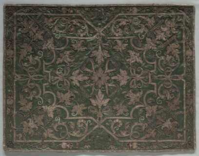 Apparel from a Dalmatic, early 1500s. Italy, early 16th century. Embroidery; silk and metallic
